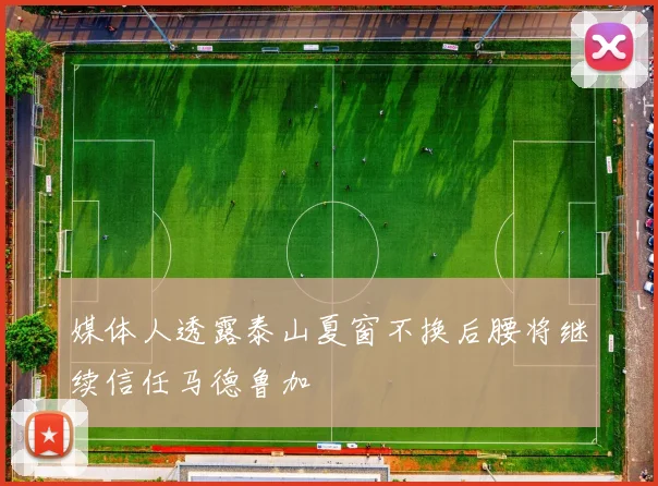 媒体人透露泰山夏窗不换后腰将继续信任马德鲁加